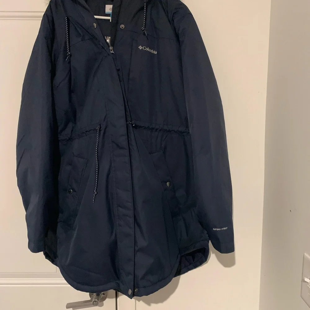 Columbia Dark Blue Outdoor Jacket - Picture 1 of 3